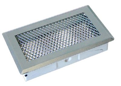 Grille d'air chaud fer gris 168 x 98 mm DMO