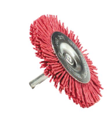 Brosse circulaire nylon D: 75 mm - vue 2