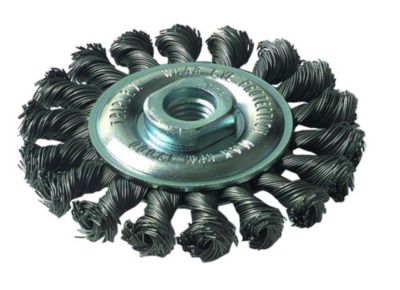 Brosse circulaire Torsadée TIVOLY Axe 14 mm Diamètre 115 mm - vue 1