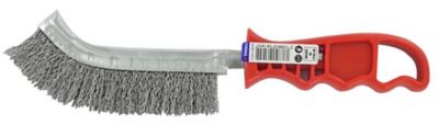 Brosse à main Tivoly en fil acier ondulé 0,30