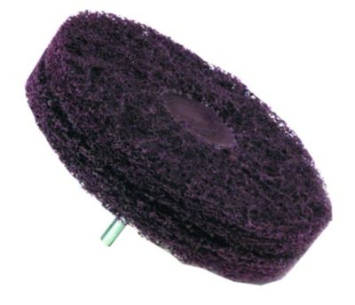 Tivoly Roue Mousse Abrasive D127 13mm Grain : 80 Pour Ponçage des Métaux