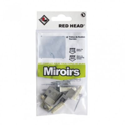 kit chevilles à expansion miroir HEAD Diam.6 x .25 mm