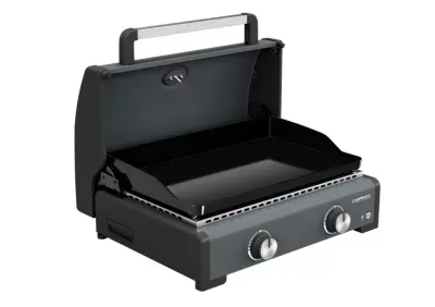 Plancha gaz à poser SIGMA 2 COOK 2211041 avec couvercle de cuisson - vue 2