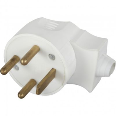 Fiche électrique mâle 3 pôles + 20. DEBFLEX