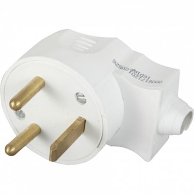 Fiche électrique mâle 2 pôles + 20. DEBFLEX