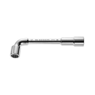 Clé à pipe débouchée forgée 6x12 pans D.11mm .136mm FACOM 76.11 - vue 3