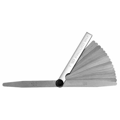Jauge d'épaisseur métrique lamelles à bouts pointus longueur 90mm - FACOM - 804.P