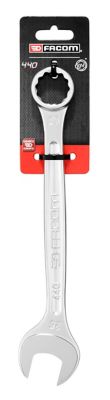 Clé mixte métrique 25 mm Facom 440.25PB en acier double extrémité oeil 12 pans .274 mm