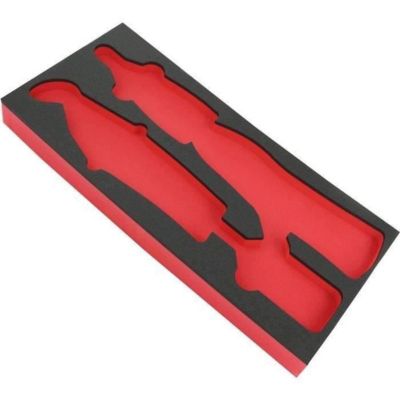 Plateau mousse vide FACOM PM.MODCPE1 pour 4 pinces noir 420x190 mm