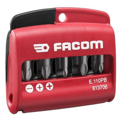 Coffret Embouts de Vissage Facom E.110PB – 10 Pièces, Mixte 1/4 - vue 2