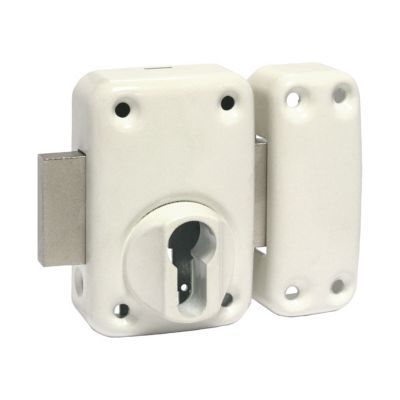 Boîtier à cylindre époxy blanc