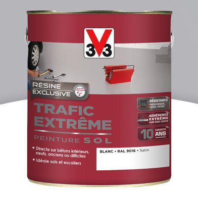 Peinture extérieure sol V33 gris clair satiné 2,5 L