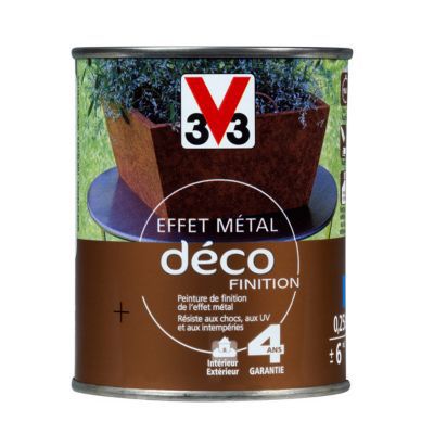 Peinture Effet Metal Deco Finition Metal Rouille 0 25l Castorama