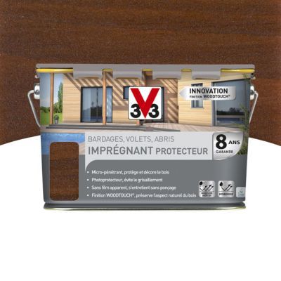 Lasure extérieure maronnier cuivré Imprégnant 5 L