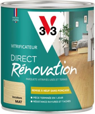 Vitrificateur direct rénovation V33 incolore mat 750ml