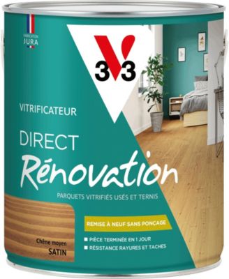Vitrificateur direct rénovation V33 chêne moyen satin 2,5L
