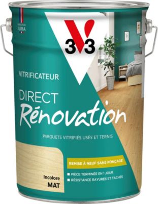 Vitrificateur direct rénovation V33 incolore mat 5L