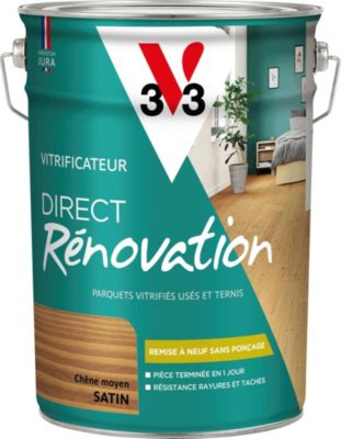 Vitrificateur direct rénovation V33 satin chêne moyen 5L