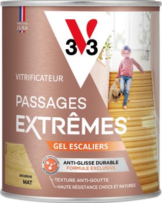 Vitrificateur gel escalier V33 incolore mat 0,75L