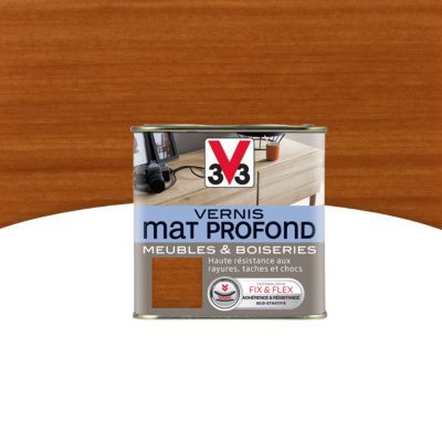 Vernis meubles et boiseries V33 Mat profond acajou mat 0,25L