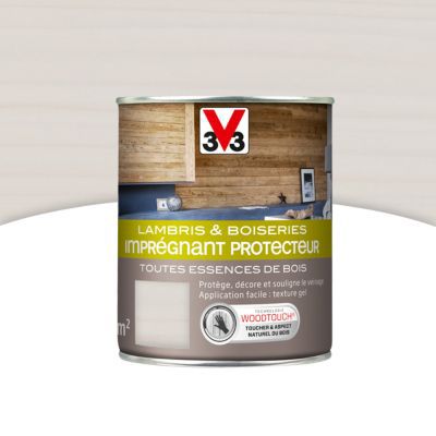 Imprégnant protecteur lambris et boiseries V33 blanc mat 1L