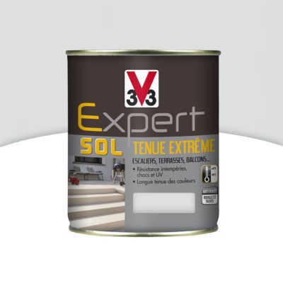 Peinture extérieure et intérieure pour sol tenue extrême V33 poudre de marbre 500 ml