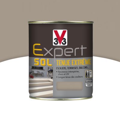Peinture extérieure et intérieure pour sol tenue extrême V33 galet 500 ml