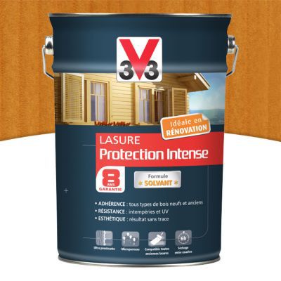 Lasure extérieure protection intense V33 chêne clair 5L - 8 ans