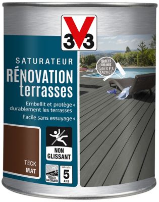 Saturateur extérieur terrasses et bardages Teck V33 1L