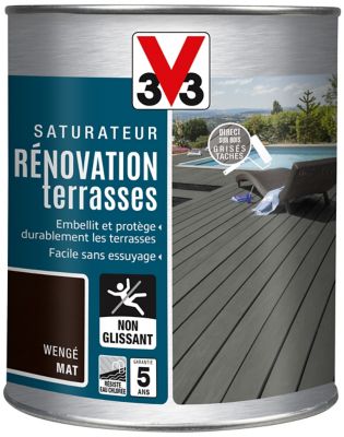 Saturateur extérieur terrasses et bardages Wengé V33 1L