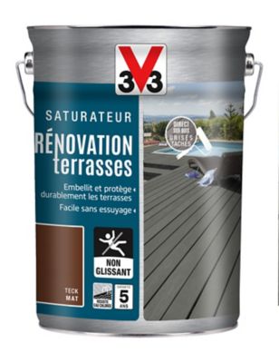 Saturateur extérieur terrasses et bardages Teck V33 5L