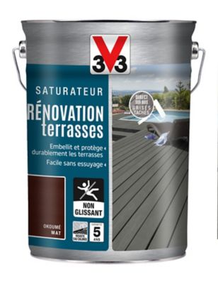Saturateur extérieur terrasses et bardages Okoumé V33 5L