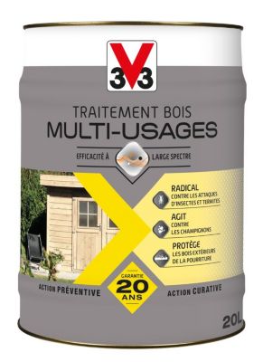 Traitement bois usages V33