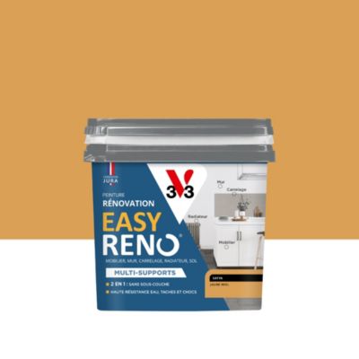 Peinture de rénovation supports V33 Easy Reno jaune miel satin
