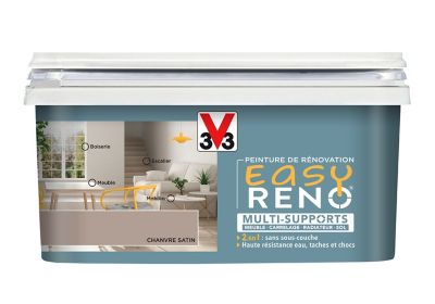 Peinture de rénovation multi-supports V33 Easy Reno chanvre satin 2L