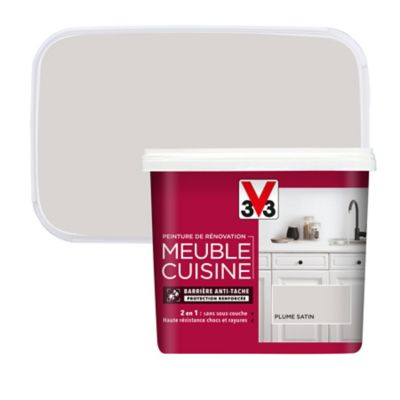 Peinture de rénovation meuble cuisine V33 plume satin 750ml