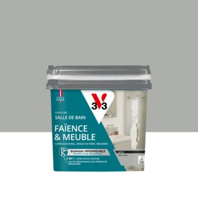 Peinture de rénovation faïence et meuble de salle de bain V33 loft satin 750ml