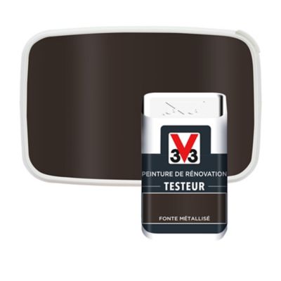 Testeur peinture de rénovation V33 fonte métallisé 50ml