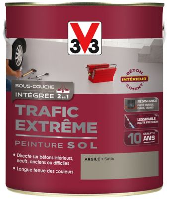 Peinture sol intérieur Trafic Extrême V33 argile satiné 2,5L