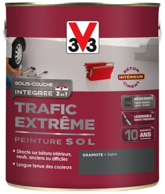 Peinture sol intérieur Trafic Extrême V33 graphite satiné 2,5L