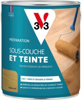 Préparation 2 en 1 sous-couche et teinte V33 chêne clair 2,5L