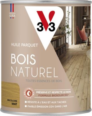 Huile parquet bois naturel V33 incolore mat 750ml