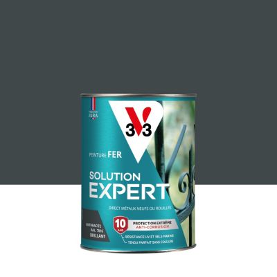 Peinture extérieure fer Solution expert anthracite brillant V33 250ml