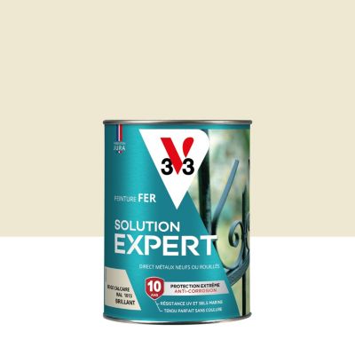 Peinture extérieure fer Solution expert beige calcaire brillant V33 250ml