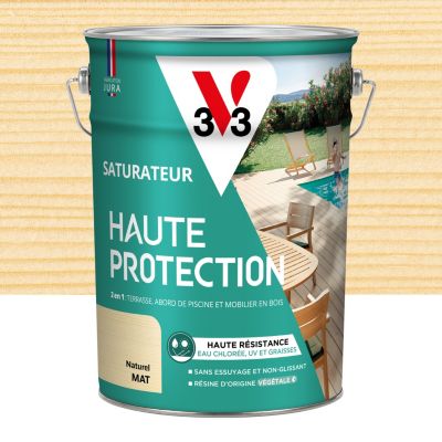Saturateur extérieur Haute Protection V33 mat 5L