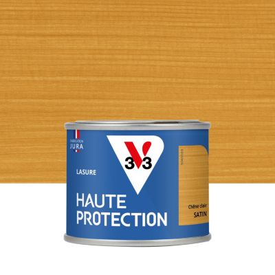 Lasure Haute protection V33 satin chêne claire 125ml