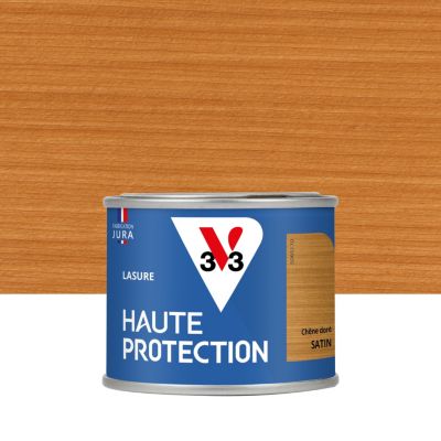 Lasure extérieure Haute Protection V33 chêne doré satin 125ml
