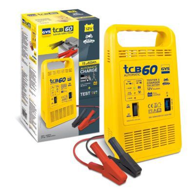 Chargeur de batterie automatique Gys TCB60 12V 15-60 Ah