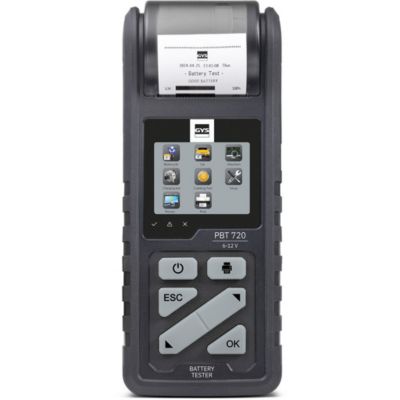 Testeur de batterie GYS PBT720 612V Imprimante intégrée Écran couleur 32 pouces - vue 2