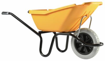 Haemmerlin Brouette Pick up jaune roue increvable racing